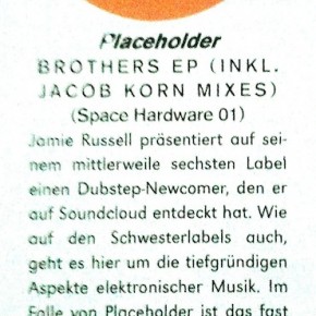 Kritik zu Placeholder Remix in Groove 136 Kritik zu Placeholder Remix in Groove 136
